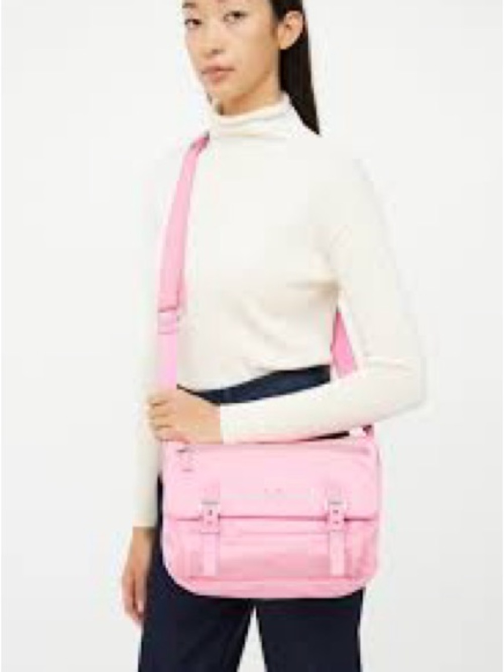 Authentic Prada Vela Sport Messenger Bag- Begonia Pink (BT6671)